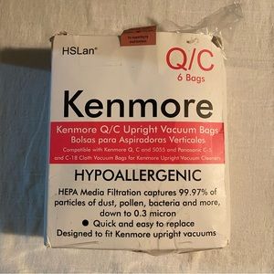 HSLan Kenmore Q/C Upright Hypoallergenic Vacuum 6 Bags
